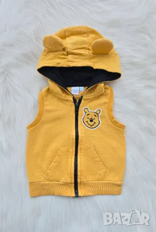 Бебешки елек Мечо Пух 6-9 месеца , снимка 6 - Бебешки якета и елеци - 50382378