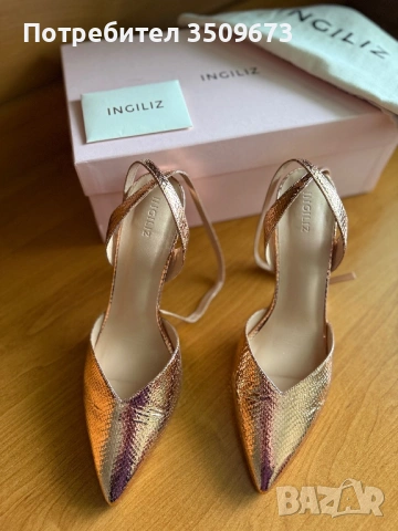 Дамски обувки INGILIZ, снимка 2 - Дамски обувки на ток - 53469504