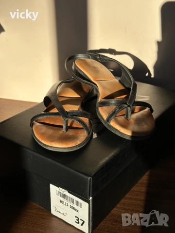 Дамски сандали от естествена кожа Bianki, размер 37, снимка 3 - Сандали - 52875584