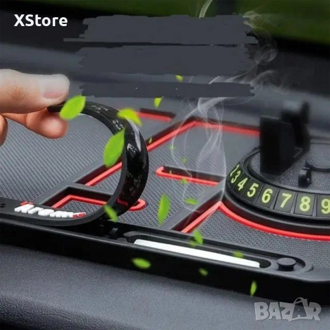 Многофункционална противоплъзгаща подложка за кола 4в1, снимка 4 - Аксесоари и консумативи - 52483268