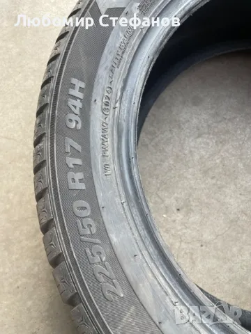 4бр зимни гуми KUMHO WINTERCRAFT WP52 225/50 R17 94H , снимка 4 - Гуми и джанти - 48335016