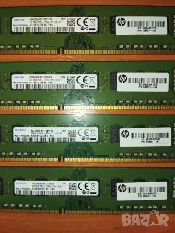 DDR3 32Gb - (4 x 8Gb) Samsung 1600MHz PC3-12800, снимка 2 - RAM памет - 44070656