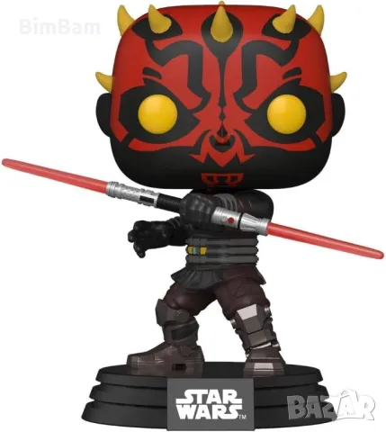 Фигура Funko POP! Star Wars / Междузвездни войни - Darth Maul #450 , снимка 2 - Фигурки - 48024491