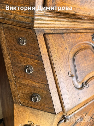 Антично Писалище / секретар, снимка 12 - Секции и витрини - 53866310
