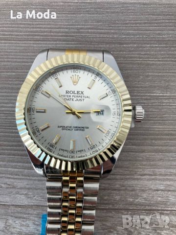 Часовник Rolex Datejust бял , снимка 3 - Мъжки - 46113561