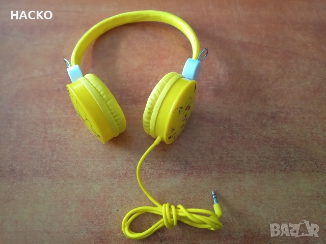 Детски Слушалки Pokemon Pikachu, снимка 2 - Музикални играчки - 54088879