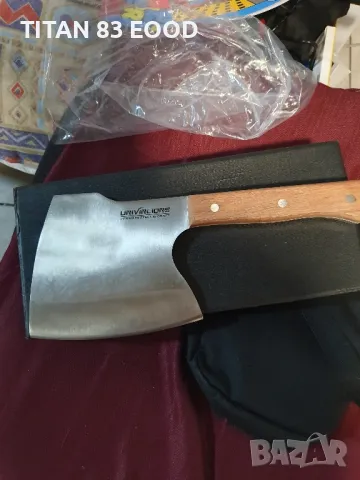 Нож за месо и кости за рязане на месо, ръчно изработени, тежки месарски брадви, ръчно ковани, снимка 2 - Ножове - 50256933