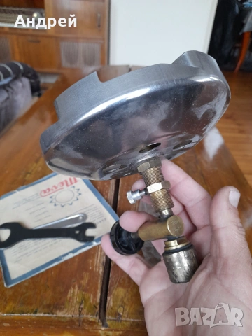 Стар туристически газов котлон #4, снимка 6 - Антикварни и старинни предмети - 54229970