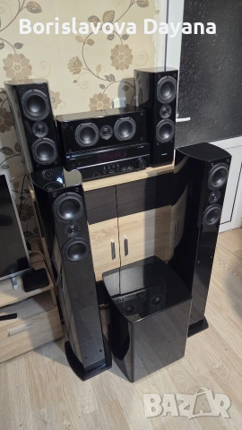  Yamaha RX-V381 + тонколони 5.1 Philips SW9900