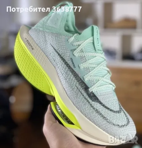 Дамски маратонки Nike Air Zoom Alphafly NEXT 2 размер 38, снимка 2 - Маратонки - 48264903