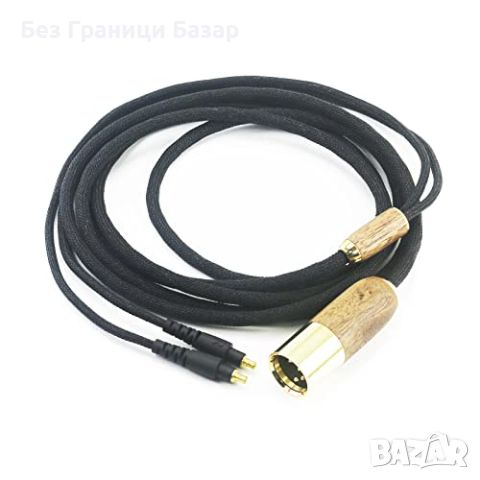 Нов HiFi 4-пинов XLR кабел за Audio-Technica ATH-MSR7b 2 метра слушалки, снимка 3 - Други - 46668971