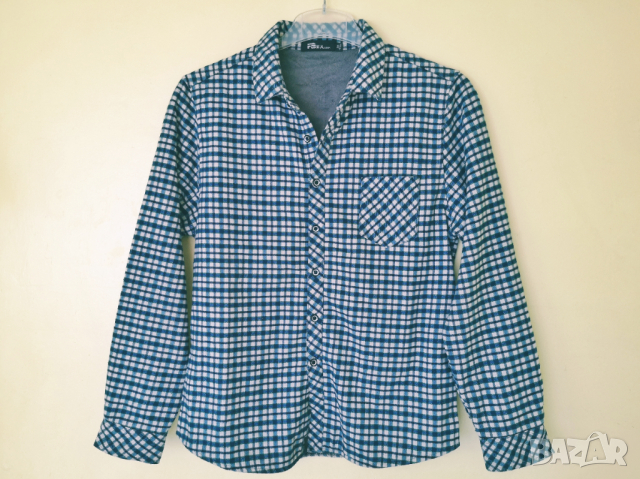 FGZX Flannel Fleece Treking Shirt / XS-S* / топла мъжка поларена карирана риза / състояние: ново, снимка 3 - Зимни спортове - 44956599