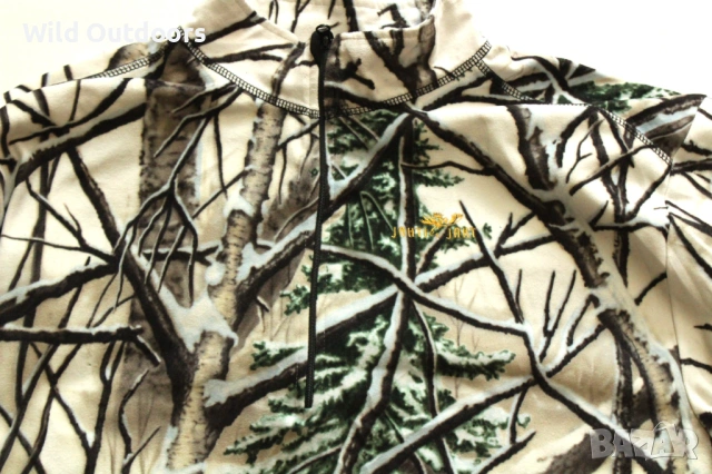 JAHTI JAKT - камуфлажна термо поларена горница, размер XL, снимка 2 - Екипировка - 53168065