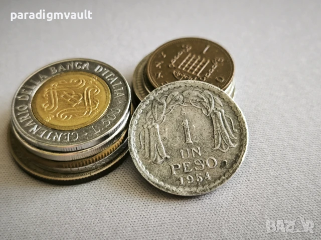 Монета - Чили - 1 песо | 1954г.