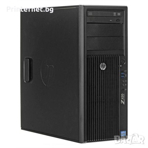 HP Z420, Xeon, 8GB DDR3, 500GB HDD, Quadro K600, DVD-RW - ГАРАНЦИЯ! БЕЗПЛАТНА ДОСТАВКА!, снимка 1 - Работни компютри - 45253242