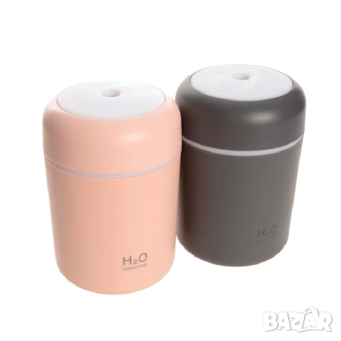 Овлажнител за въздух с LED светлини + 10 мл етерично масло подарък, снимка 2 - Други - 53658309