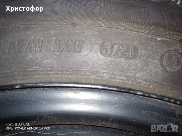 4 бр. зимни 16 цолови CONTINTAL с железни джанти за wv , снимка 7 - Гуми и джанти - 52112795