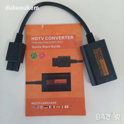 НОВ! N64 към HDMI конвертор, адаптер HDTV видео конвертор, снимка 8 - Кабели и адаптери - 47506378