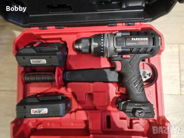 Мощен Безчетков Винтоверт PARKSIDE Performance 20V А1 - 150Nm + 2 Броя Батерии 20V 4AH