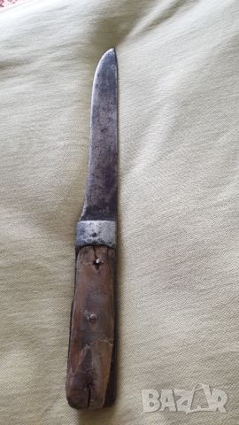 Стар кован нож с кокалени чирени, снимка 15 - Антикварни и старинни предмети - 45698549