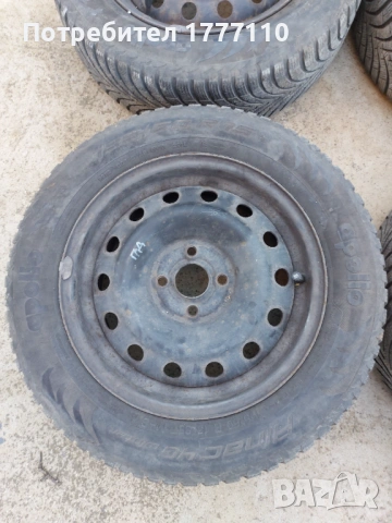 195 60 15 зимни 4х100 4x100, снимка 2 - Гуми и джанти - 53638863