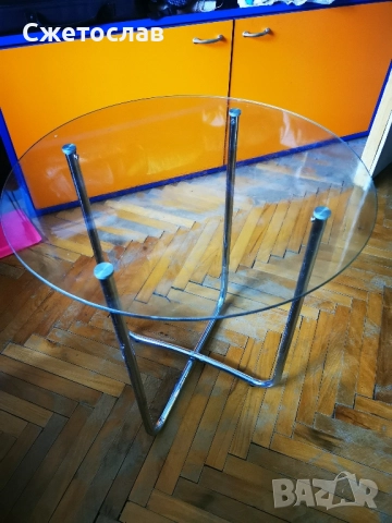 Стъклена масичка , снимка 3 - Маси - 51991103