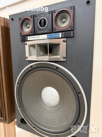 🔊Винтидж колекционерски трилентови тонколони Kenwood KL-777X - 100-200W - 15 инча🔊, снимка 4 - Тонколони - 51340890