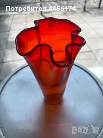 Огнена красавица Ваза-ръчна изработка , снимка 3 - Декорация за дома - 50294593