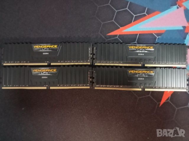 Рам памети за компютър 128 GB Corsair VENGEANCE LPX (4x32GB) DDR4, снимка 3 - RAM памет - 46497280