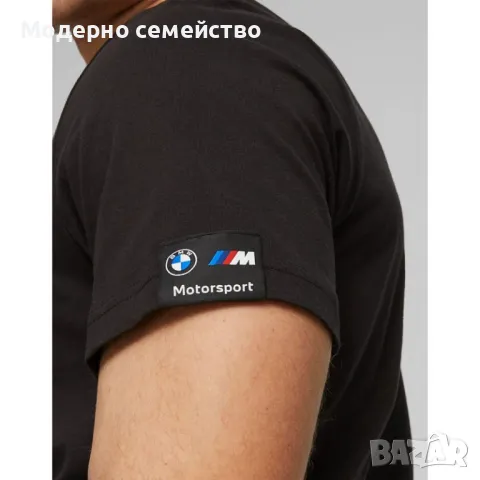 Мъжка тениска PUMA x Bmw M Motorsport Car Graphic Tee Black, снимка 3 - Тениски - 48047550