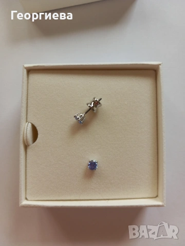 Обеци Swarovski , снимка 3 - Обеци - 53107600