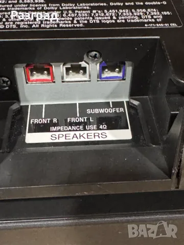 SONY    BDV - F700 BLU-RAY DVD RECEIVER с дистанционно , снимка 10 - Плейъри, домашно кино, прожектори - 43046708