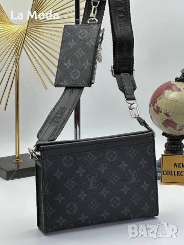 Мъжка чанта Louis Vuitton тъмно синя звезда малка , снимка 1 - Чанти - 45413736