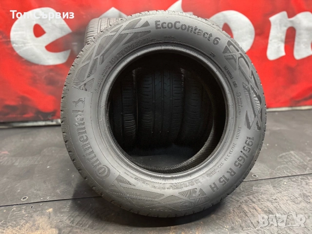 195 65 15, Летни гуми, Continental EcoContact6, 4 броя, снимка 5 - Гуми и джанти - 54160767