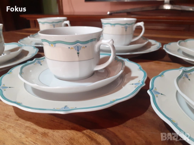 Сервиз за кафе или чай порцелан Seltmann Weiden Bavaria, снимка 2 - Антикварни и старинни предмети - 53394659