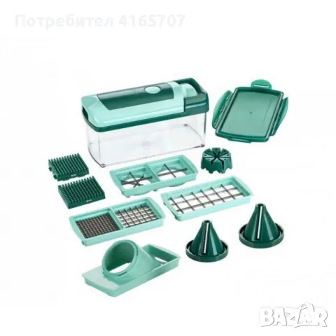 Оригинално Немско Мултифункционално кухненско ренде Nicer Dicer 12 в 1, снимка 7 - Други стоки за дома - 48924448