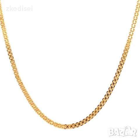 Златен синджир 4,88гр. 38,0см. 14кр. проба:585 модел:32120-4, снимка 2 - Колиета, медальони, синджири - 50656699