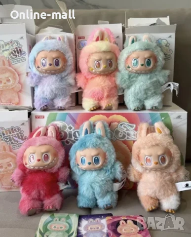 Labubu Big into Energy, Лабубу Pop Mart ключодържател, снимка 3 - Плюшени играчки - 50967439