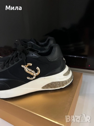 Jimmy Choo дамски спортни маратонки сникърси обувки естествена кожа, снимка 3 - Маратонки - 51746192