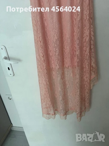 Розова рокля, снимка 9 - Рокли - 51361568