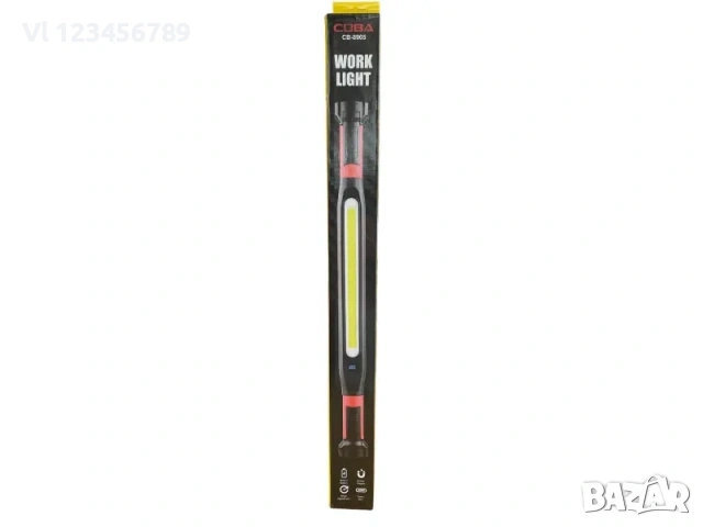 Работна лампа COBA CB-8905 – мултифункционална LED лампа с магнитна основа и регулируем ъгъл, снимка 5 - Други - 53861310