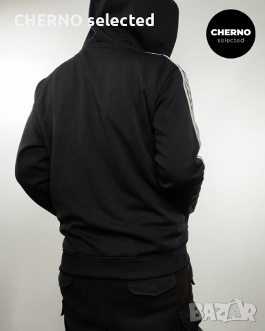 ADIDAS суичър с цип и качулка • Track Top – размер XL – Отлично състояние, снимка 6 - Суичъри - 53114018