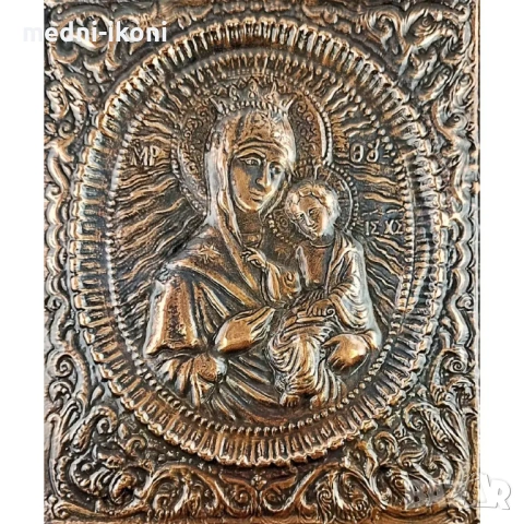 ИКОНА ГОЛЯМА СВЕТА БОГОРОДИЦА, снимка 2 - Икони - 54292184