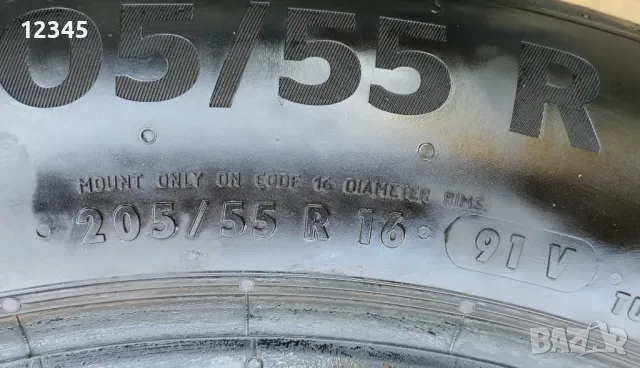 205/55R16 continental dot22-№824, снимка 4 - Гуми и джанти - 46978828