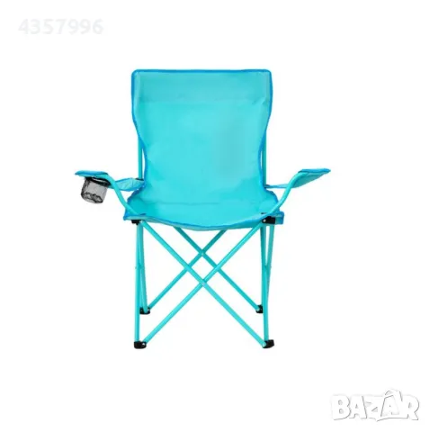 Сгъваем къмпинг стол, С калъф, Тюркоаз , снимка 2 - Къмпинг мебели - 49672936