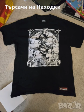 Оригинална мъжка тениска WWE Bray Wyatt Брей Уаят Illuminate Oblivion M размер Medium черна рядка , снимка 2 - Тениски - 50905175