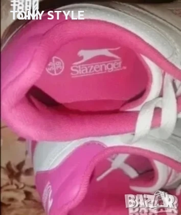 SLAZENGER Оригинал Нови Дамски Кожени Маратонки 39, снимка 6 - Маратонки - 51644351