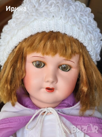 Антична кукла от композит 1940-50 г, 67 см., снимка 6 - Кукли - 54238174