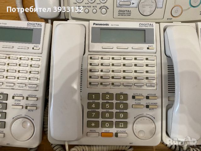 Централа Panasonic KX-TD1232, факс KX-FP363 и 6 офис телефона KX-T7433, снимка 2 - Стационарни телефони и факсове - 45479773