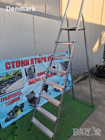 Алуминиева стълба Hailo, снимка 2 - Други инструменти - 53772791